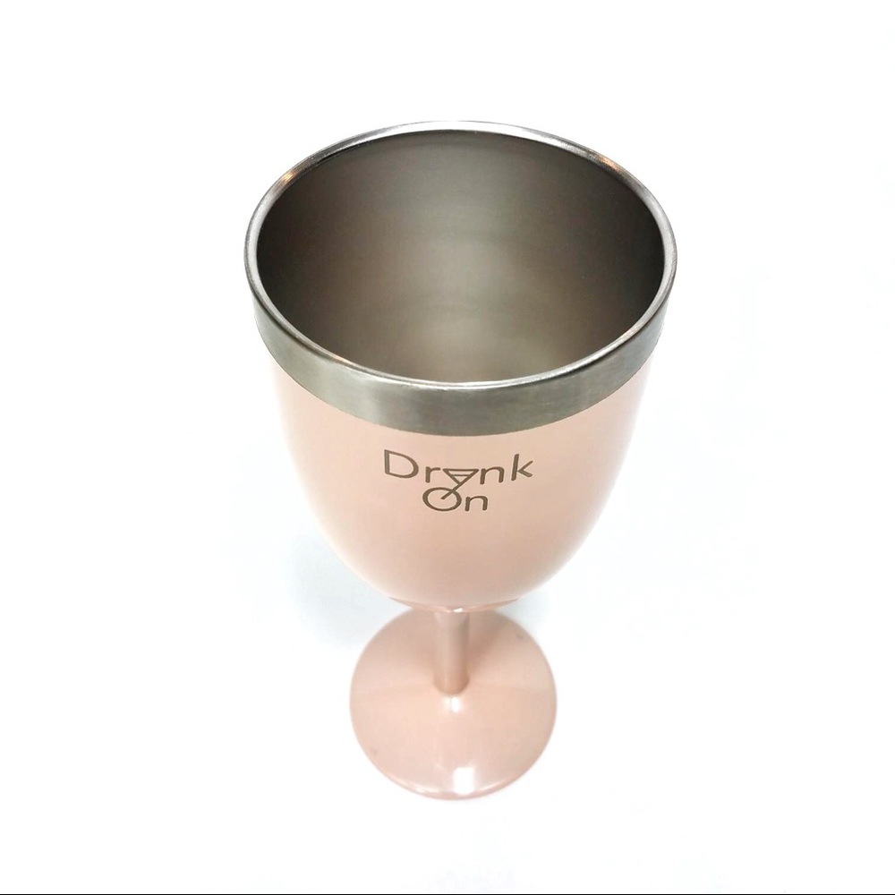 10oz Stainless Steel Wine Tumbler w/ a FREE Straw - Picture 3 of 7